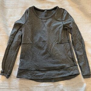 lululemon athletica Charcoal Long Sleeve Sweatshirt